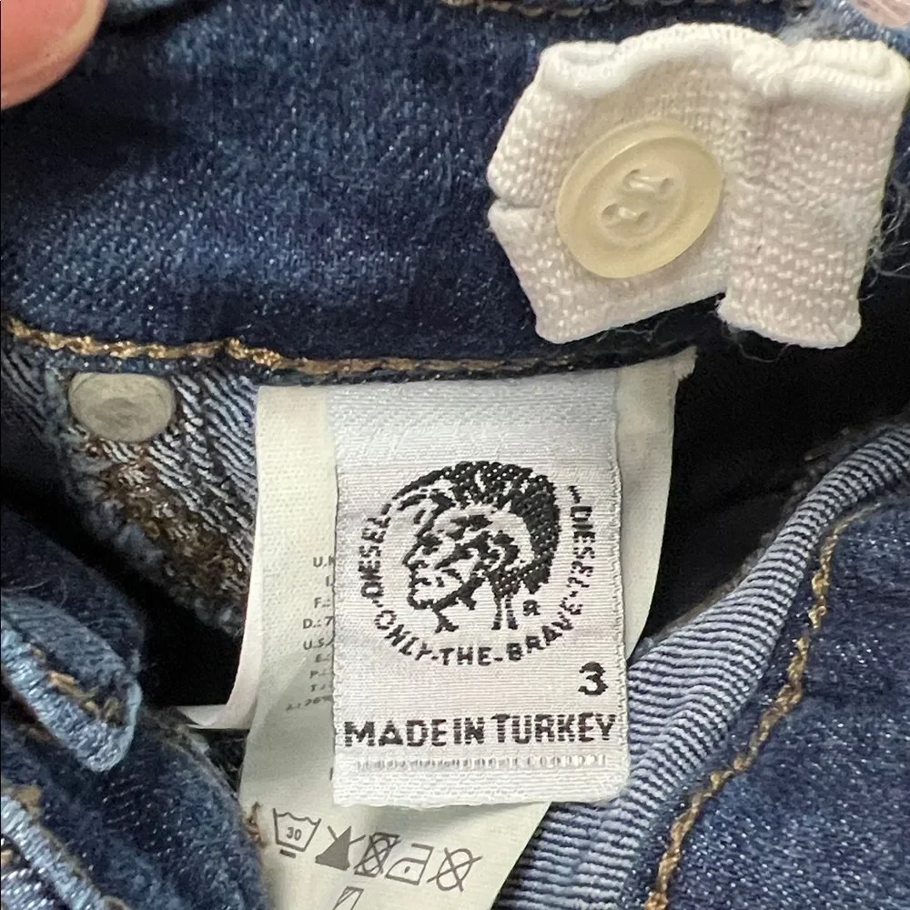 Diesel Kids Livier Stretch Super Slim blue jeans size 3 NWT